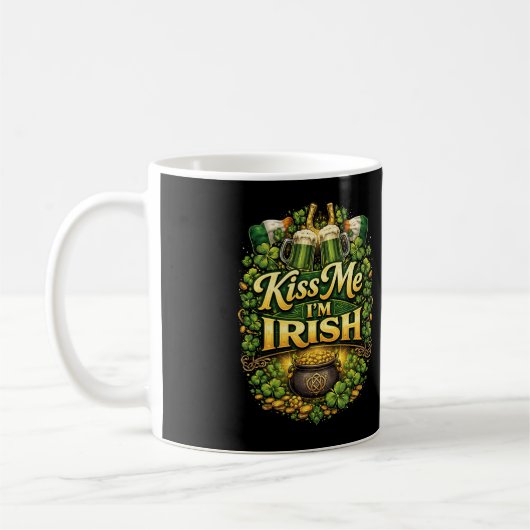 Kiss Me, I’m Irish コーヒーマグカップ (左)