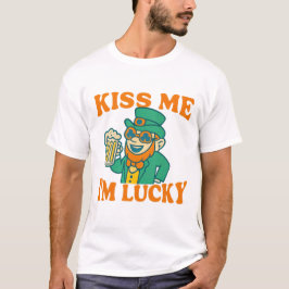 Kiss Me I’m Lucky Tシャツ