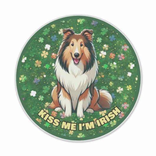 Kiss Me I'm Irish シール (正面)