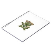 Kiss Me I'm Irish Frog St.Patrick's Day ノートブック (左側)