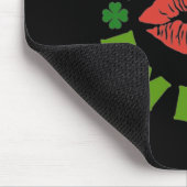 Kiss Me I'm Irish St Patricks Day Celebration Shen マウスパッド (コーナー)