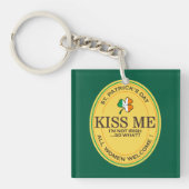 Kiss me I'm not Irish - all women welcome! キーホルダー (正面)