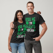 Kiss Me I'm Puerto Rican Irish St Patricks Day Dri Tシャツ (ユニセックス)