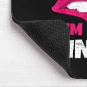 Kiss Me I'm Single Love Happy Valentine Day Wife H マウスパッド (コーナー)