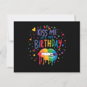 Kiss Me It's My Birthday 招待状 (正面)