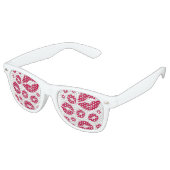KISS ME retro Shades / Fun Party Sunglasses レトロサングラス (アングル)