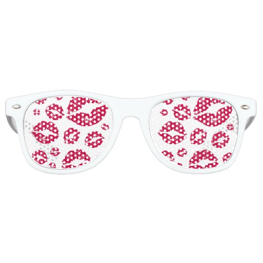 KISS ME retro Shades / Fun Party Sunglasses レトロサングラス (正面)