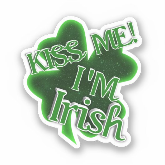 Kiss Me! St. Patrick's Day シール (正面)