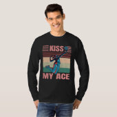 Kiss My Ace  Female Volleyball Player  Retro Tシャツ (正面フル)