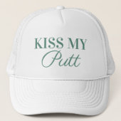 Kiss My Putt Funny Golf Hat キャップ (正面)