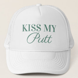 Kiss My Putt Funny Golf Hat キャップ