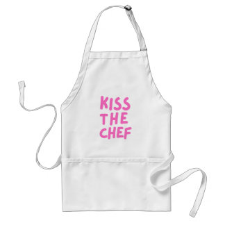 Kiss the Chef – Funny Cooking Apron スタンダードエプロン
