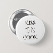 Kiss the cook 缶バッジ (正面&裏面)