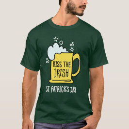 Kiss the Irish Beer St Patrick’s Day T-Shirt Tシャツ