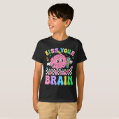 Kiss Your Brain Valentines Autism Awareness Teache Tシャツ (正面フル)
