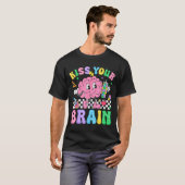 Kiss Your Brain Valentines Autism Awareness Teache Tシャツ (正面フル)