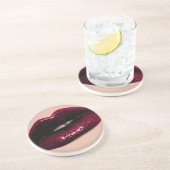 Kissableの猛烈できらめくな唇 コースター (側面)