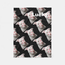 Kissableピット・ブル フリースブランケット