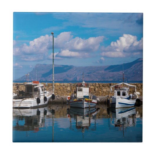 Kissamosの古い港 タイル (正面)