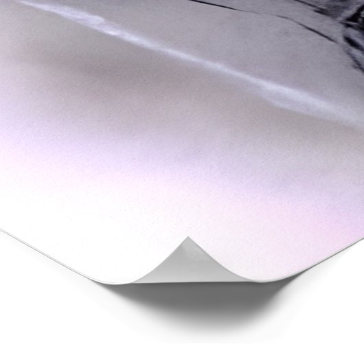 Kissed by the Vampire - Gothic Abstract AI Art ポスター (角)