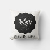 Kissen Fun in Life  クッション (正面)