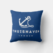 Kissen für Ferienhaus oder Boot クッション (裏面)