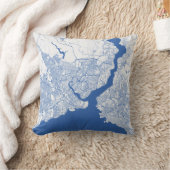 Kissen Istanbul Urban Pattern BLAU クッション (ブランケット)