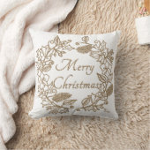 Kissen Kranz Merry Christmas クッション (ブランケット)