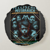 Kissen Seelischer Missbrauch ラウンドクッション (裏面)