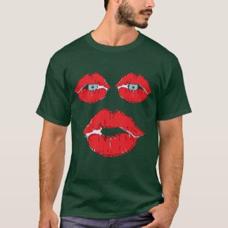 KISSES ダークシャツ Tシャツ