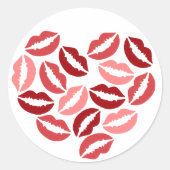 Kisses ラウンドシール (正面)