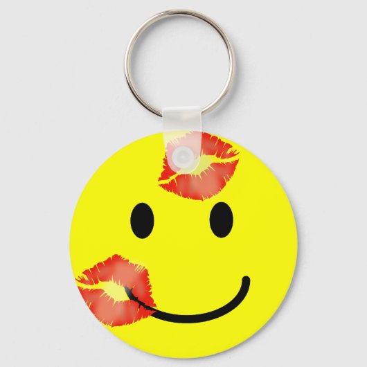 kissey顔 キーホルダー (正面)