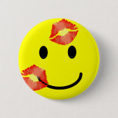 kissey顔PIN 缶バッジ (正面)