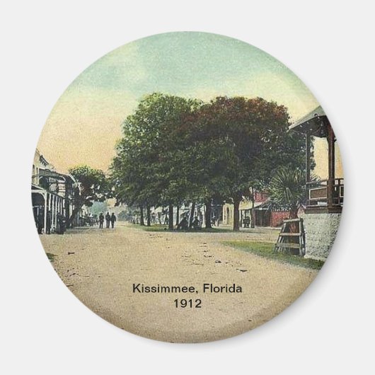 Kissimmee, Florida 1912冷蔵庫磁石 マグネット (正面)