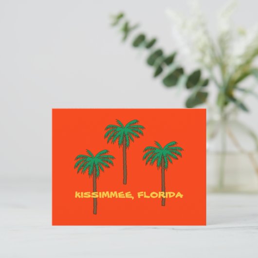 KISSIMMEE, FLORIDA Palm Trees ポストカード (スタンド正面)