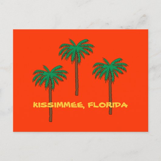 KISSIMMEE, FLORIDA Palm Trees ポストカード (正面)