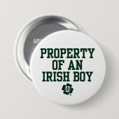 KissingU.com – アイルランドの少年の財産 缶バッジ (正面&裏面)