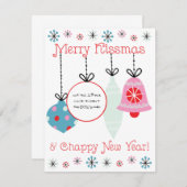 Kissmas & メリー Chappy新年EOS Lip Balmカード 招待状 (正面/裏面)