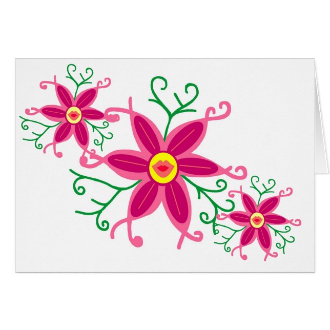 Kissyの唇の花 (正面横)