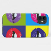 Kissyは粋なポップアートの場合に直面します Case-Mate iPhoneケース (裏面(横))