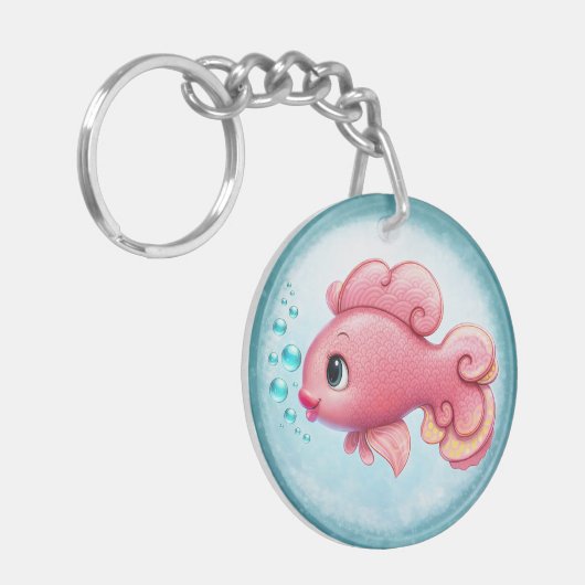 Kissy Fish Keychain キーホルダー (正面左)