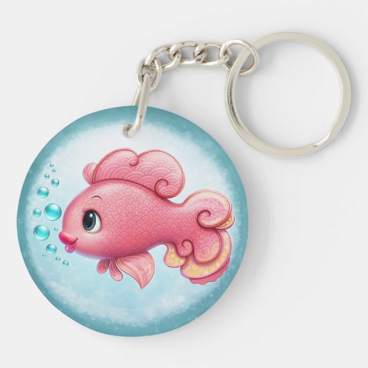 Kissy Fish Keychain キーホルダー (裏面)