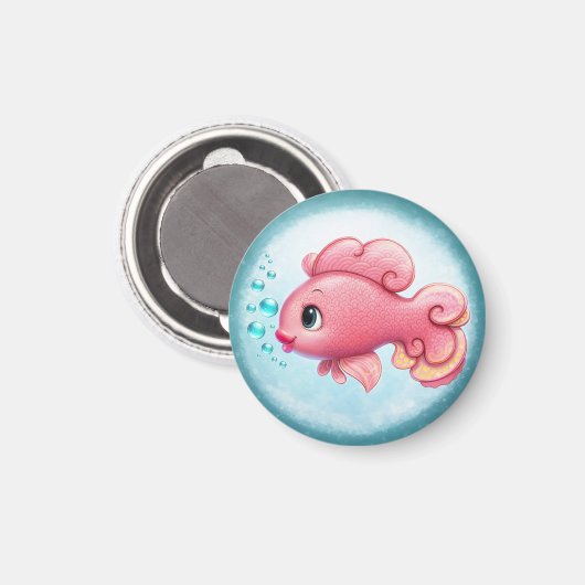 Kissy Fish Magnet マグネット (正面/裏面)