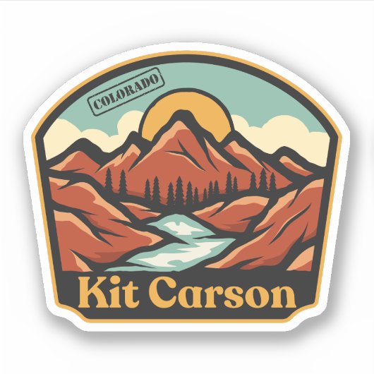 Kit Carson, Colorado Sticker シール (正面)
