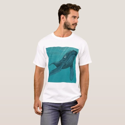 Kit, Sperm Whale, Under The Water Tシャツ (正面フル)