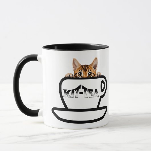 Kit-Tea 15oz Mug:猫好き専用 マグカップ (左)