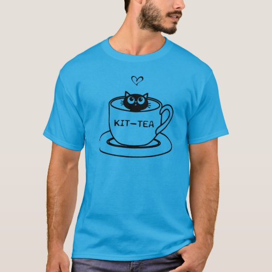 Kit-Tea。 Tシャツ (正面)