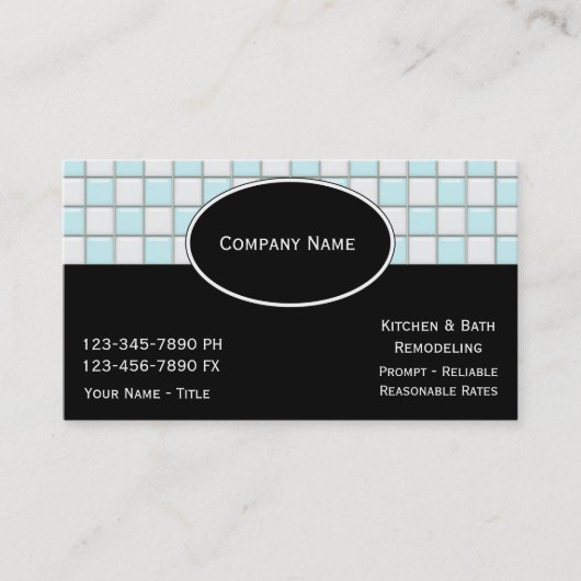 KitchanおよびBathの改造 名刺 (正面)