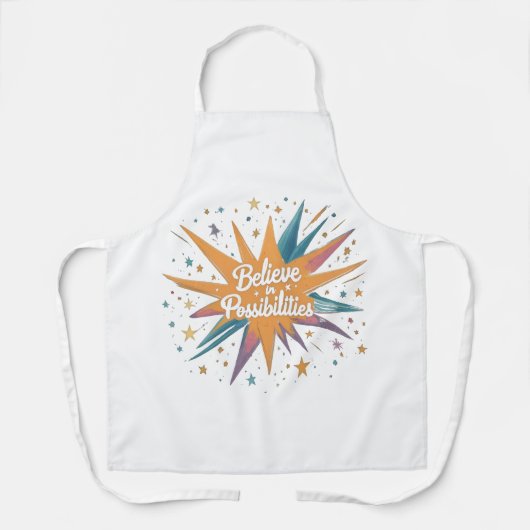 Kitchan apron believe in possibility  エプロン (正面)