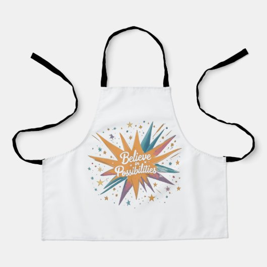 Kitchan apron believe in possibility  エプロン (正面)